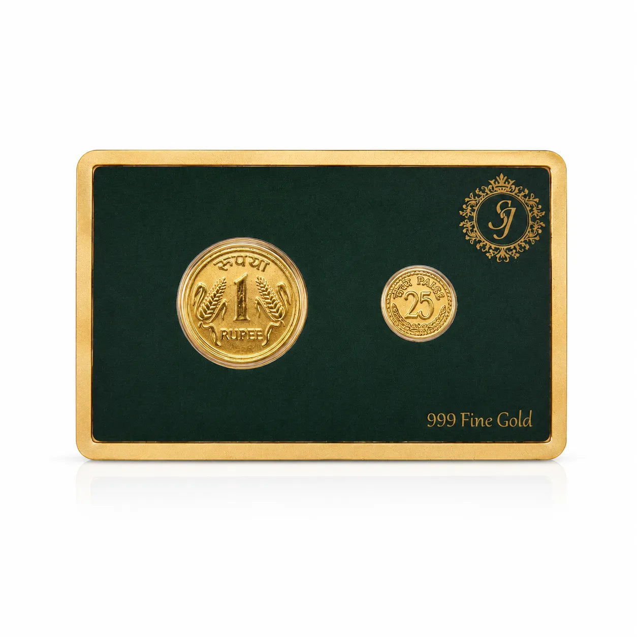 0.125 gm 24K (999) Fine Gold Coin