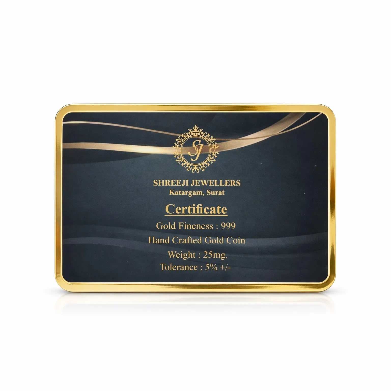 0.025 gm 24K (999) Fine Gold Coin