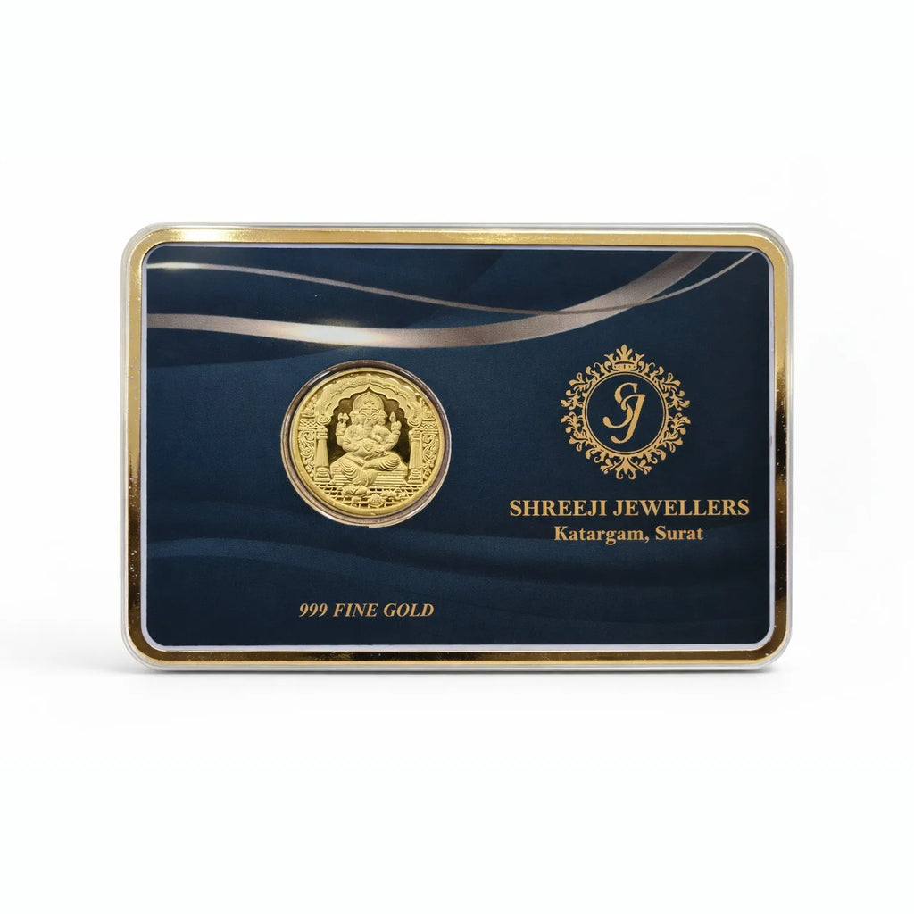 0.100 gm 24K (999) Fine Gold Coin