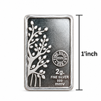 2 gm 999 Silver Bar