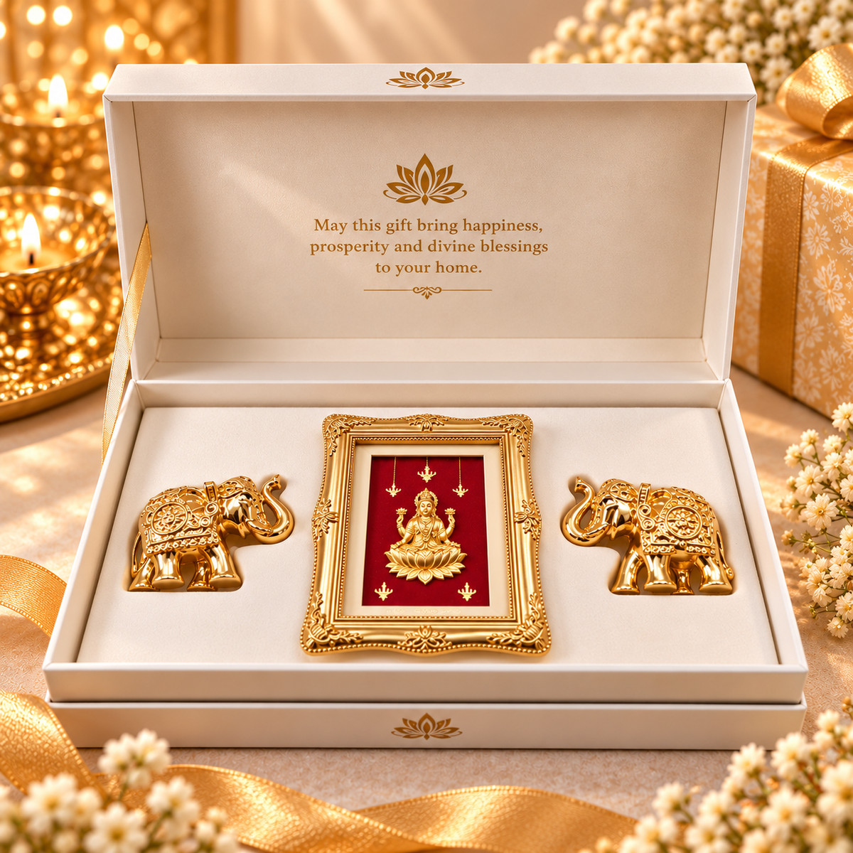 Laxmiji 24k Gold Frame Gift Set