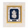 Ganpatiji Square Shape Silver Photo Frame