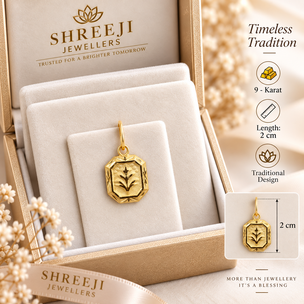 9kt Gold Pendent 1