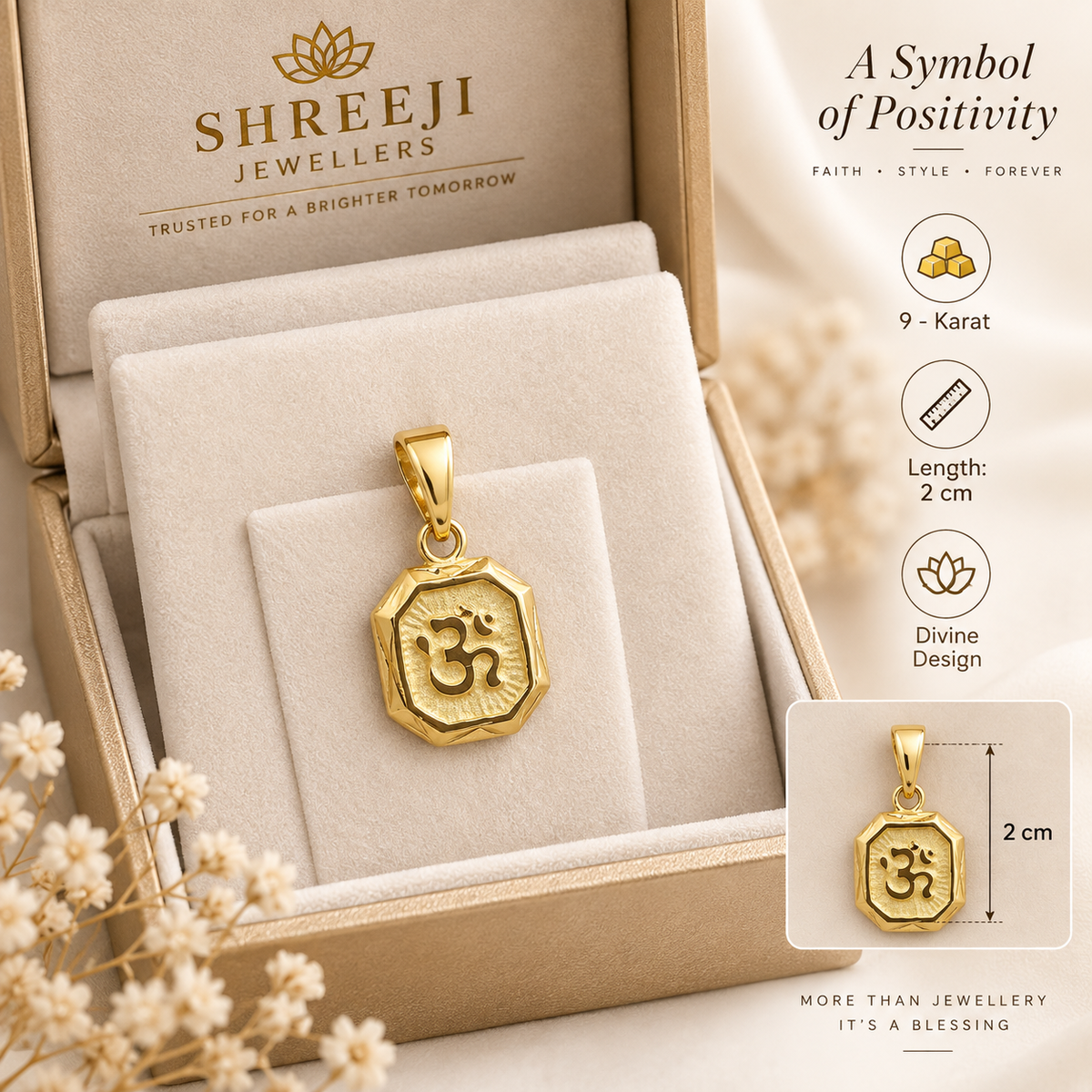 9kt Gold Pendent 10