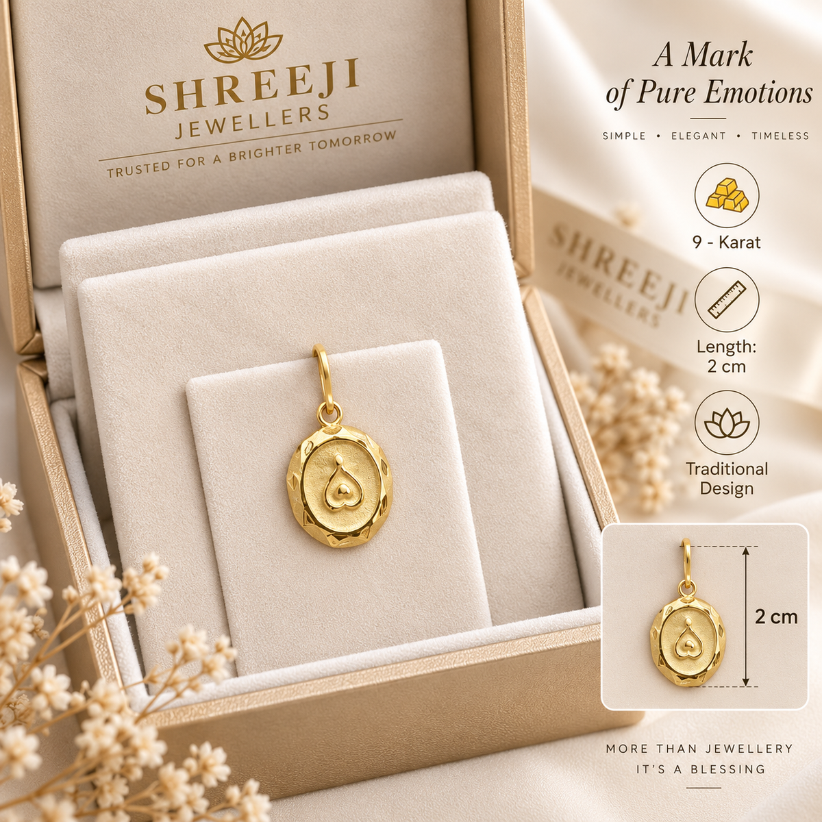 9kt Gold Pendent 13