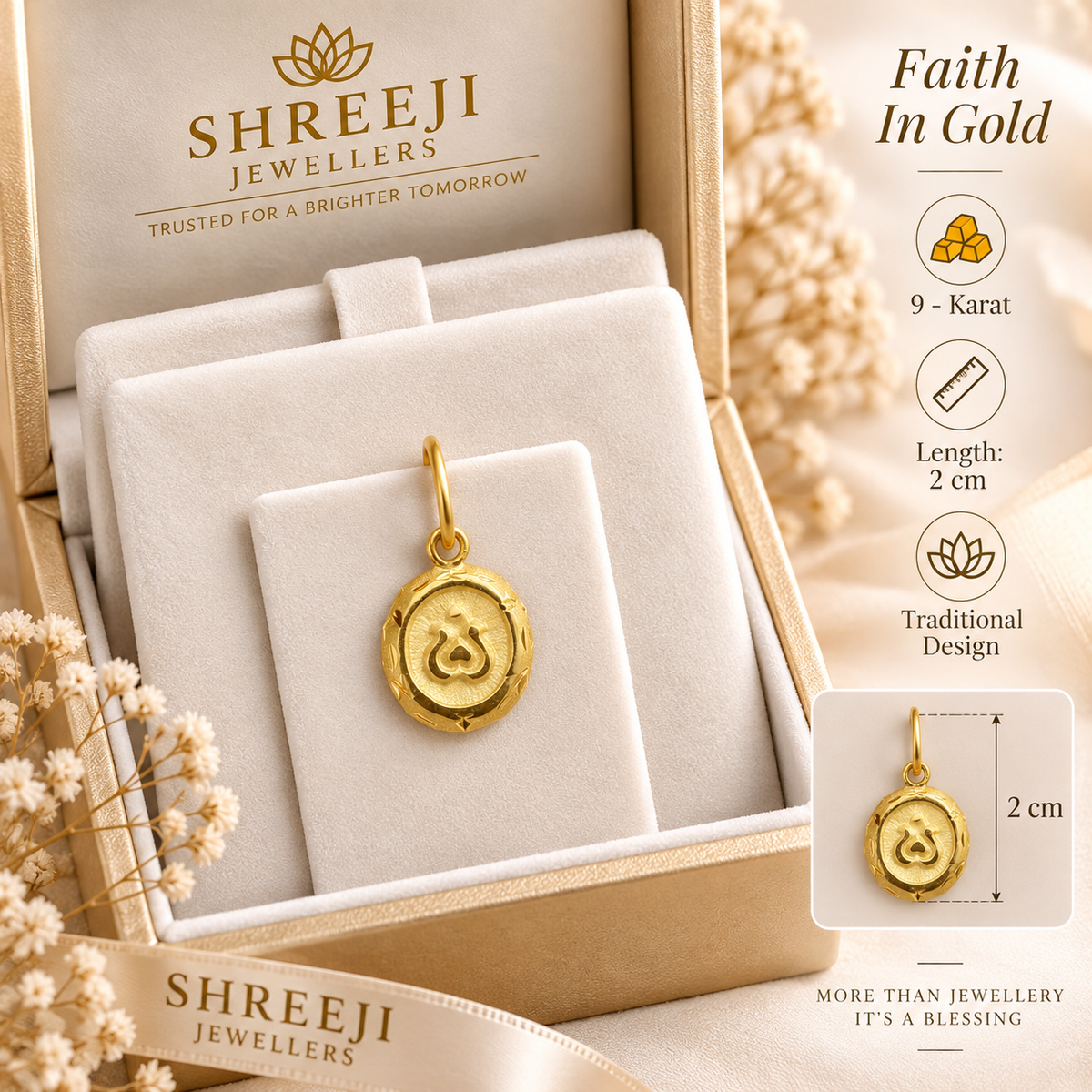 9kt Gold Pendent 2