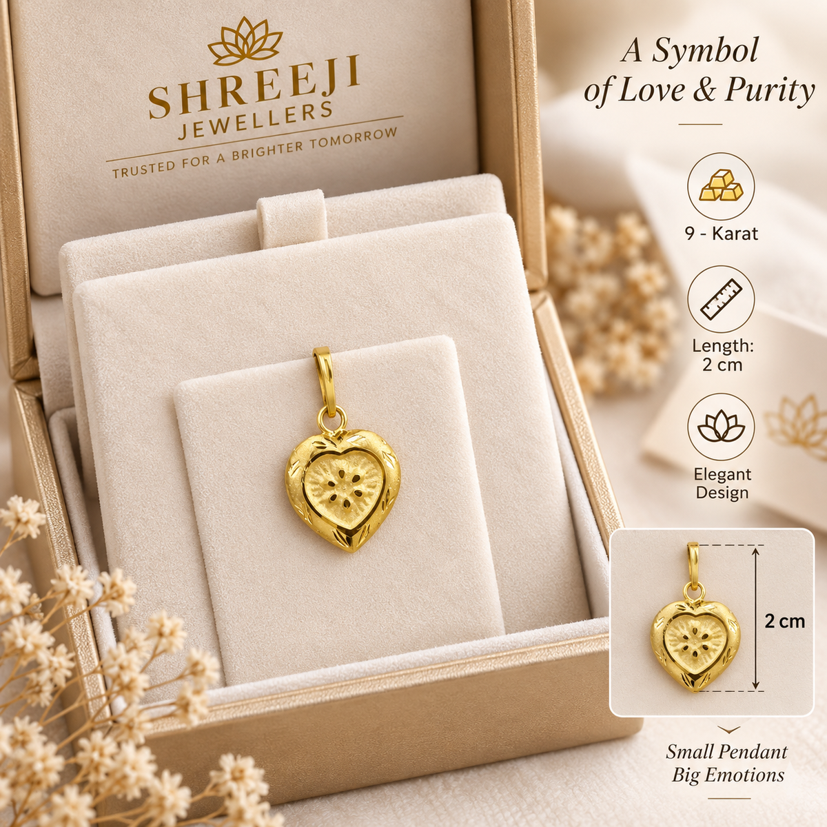 9kt Gold Pendent 7
