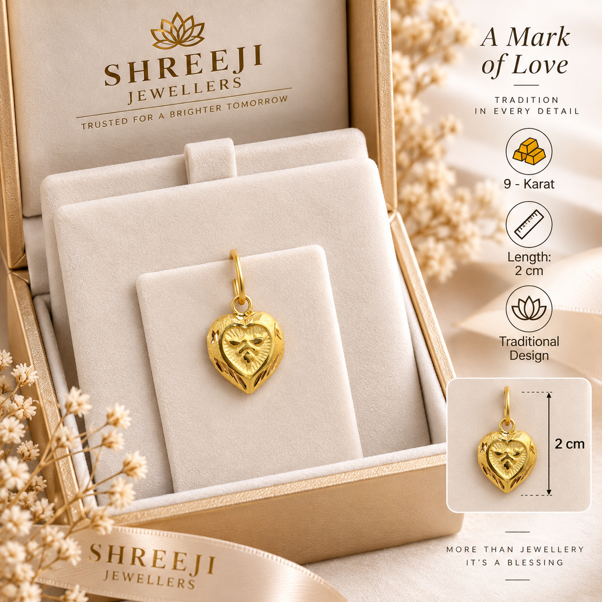 9kt Gold Pendent 9
