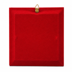 RadhaKrishna Square Shape Silver Photo Frame