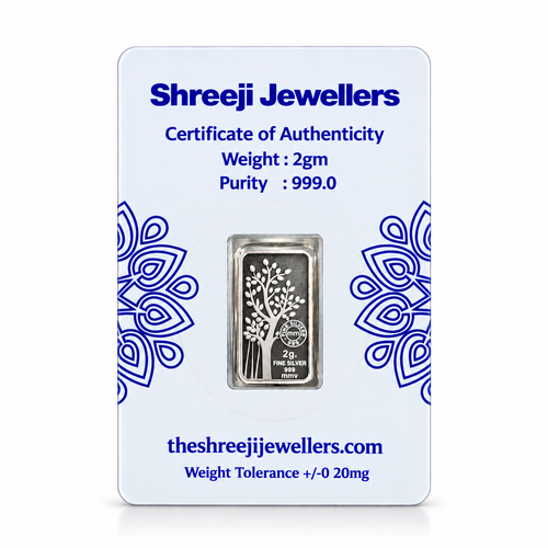 2 gm 999 Silver Bar