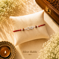 Silver Rakhi with Infinity